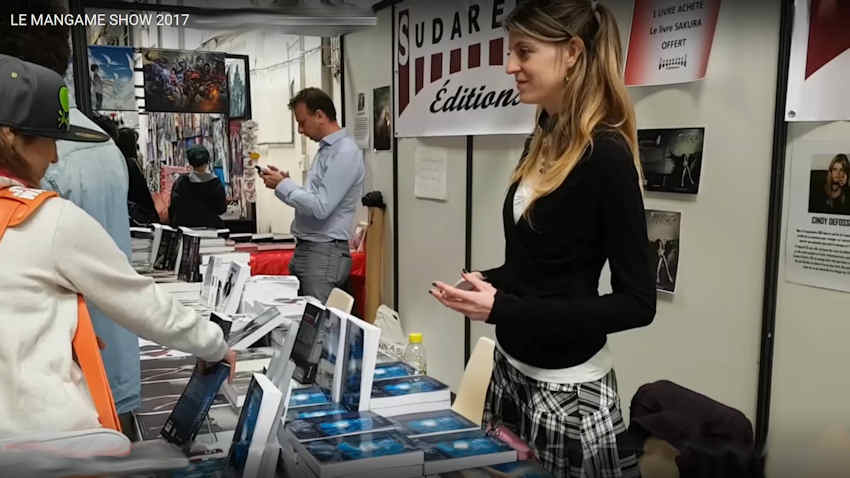 Cindy Defosse au Mangame Show