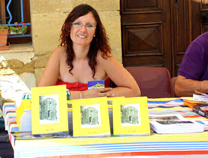 Dedicace de Loetitia Manent au salon du livre de Sablet 2009