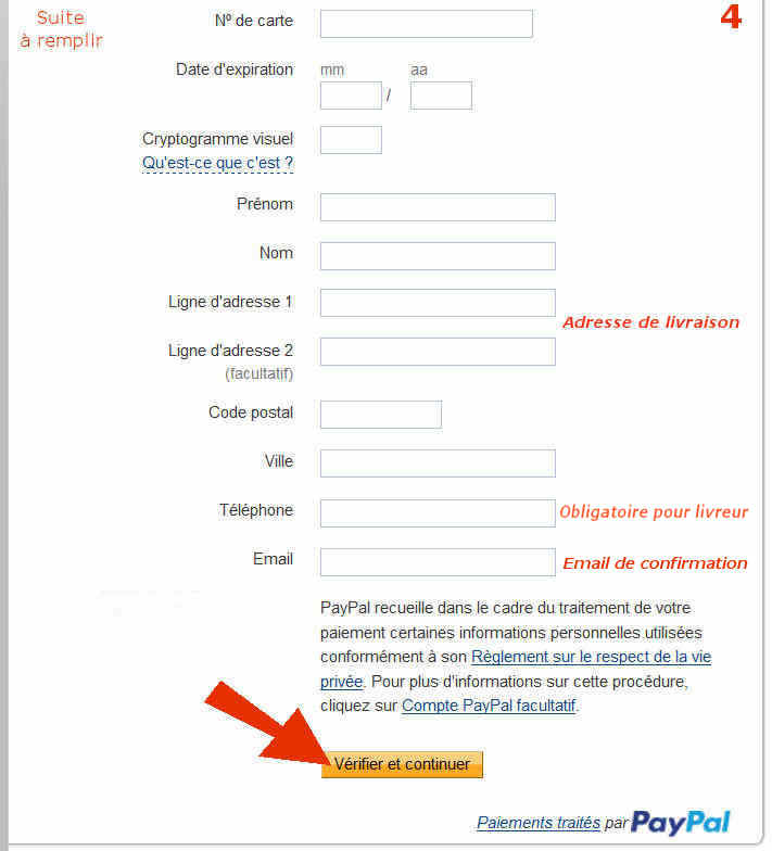 Paiement paypal