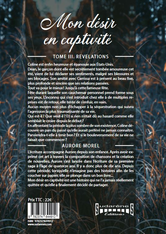 Photo  du livre: Mon Désir en Captivité T3 par Aurore MOREL 