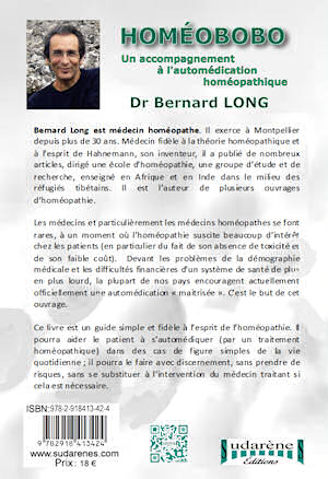 Photo dos du livre: Homéobobo par le Dr Bernard Long