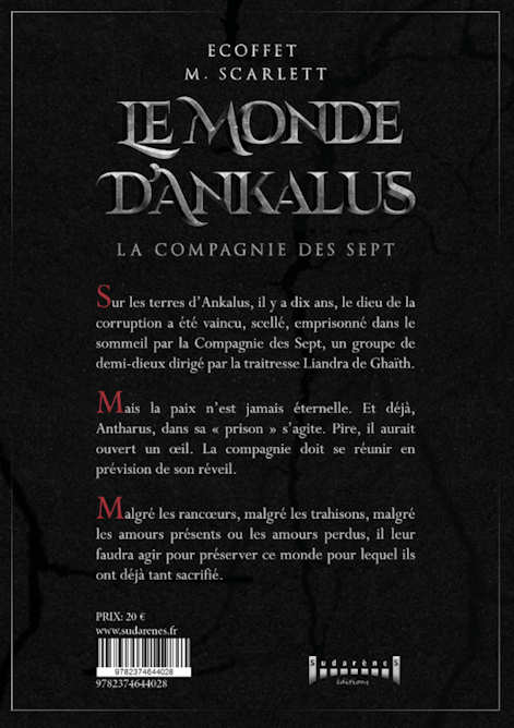 Photo  du livre: Le Monde D'Ankalus -  La compagnie des sept par ECOFFET M.SCARLETT