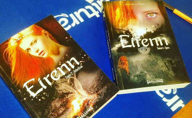 Séance de dédicace: Eirenn par Karine Vitelli