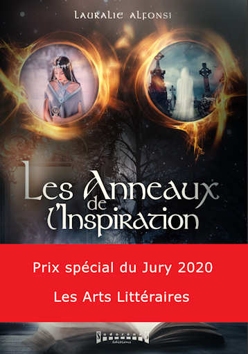 récompense du livre: LES ANNEAUX DE L'INSPIRATION par Lauralie ALFONSI 