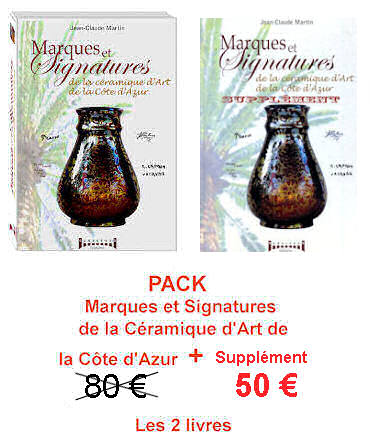  Pack  Marques et signatures  Côte d'Azur par Jean-Claude Martin