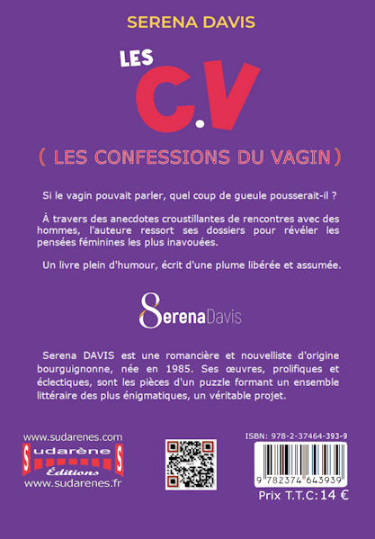 Photo  du livre: Les Confessions du Vagin  par Serena DAVIS