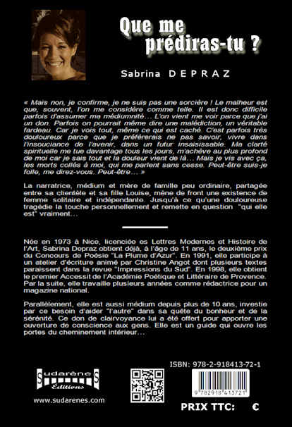 Photo du livre: Que me prédiras-tu? par Sabrina Depraz