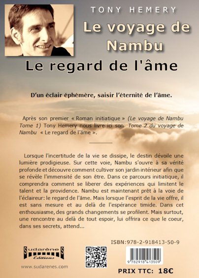 Photo dos du livre: Le voyage de Nambu2 par Tony Hemery