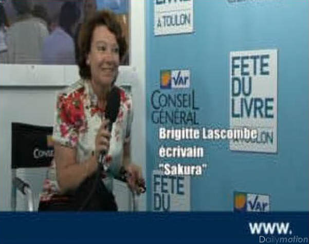 Interview de Brigite Lascombe pour son livre Sakura par le Conseil Génèral du Var