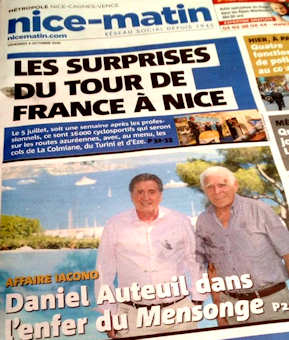 Daniel Auteuil iacono Nice Matin