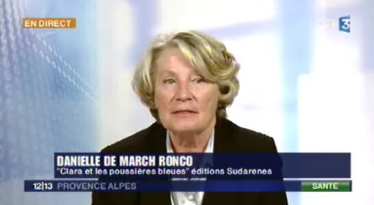 Reportage France3 sur le livre Clara de Danièle De March