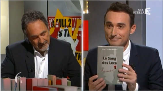 France3 parle  du livre:Le sang des Léca de Marc Archippe