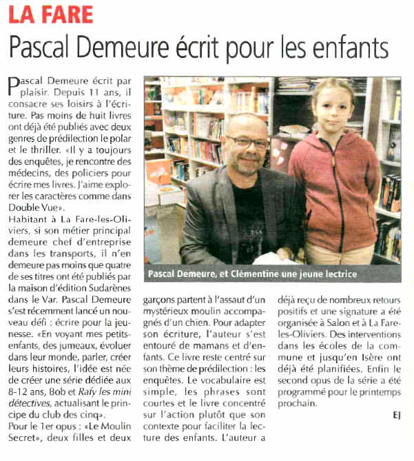 Pascal Demeure en dédicace