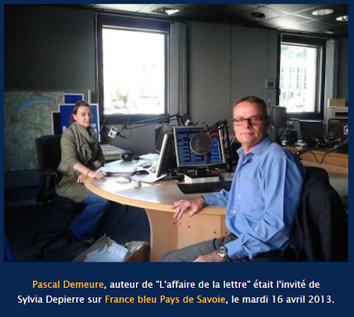 Pascal Demeure sur France Bleu Savoie